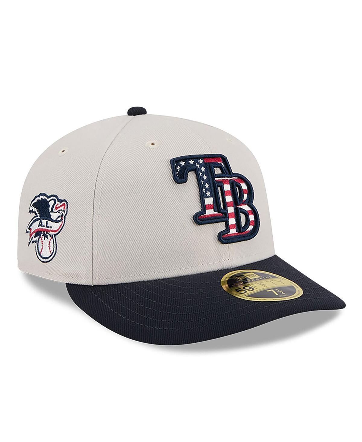 New Era Mens Black Tampa Bay Rays 2024 Fourth of July Low Profile 59FIFTY Fitted Hat Product Image