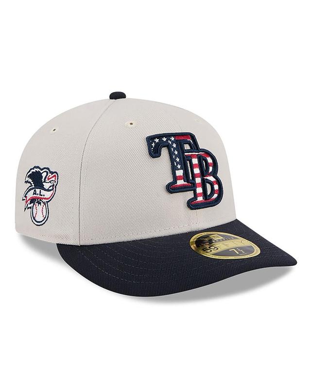 New Era Mens Black Tampa Bay Rays 2024 Fourth of July Low Profile 59FIFTY Fitted Hat Product Image