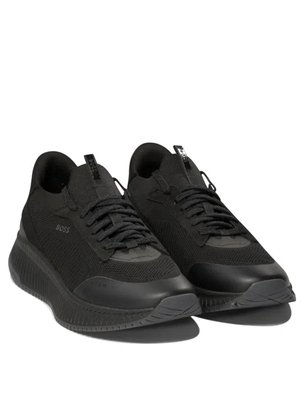 HUGO BOSS Slon Sneakers & Slip-on In Black Product Image