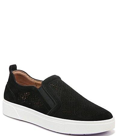 Vionic Kimmie Perforated Suede Slip Product Image