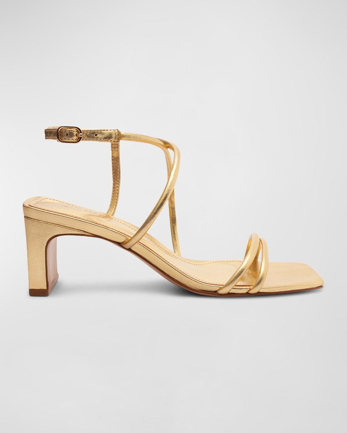 Aimee Block Leather Sandal Female Product Image