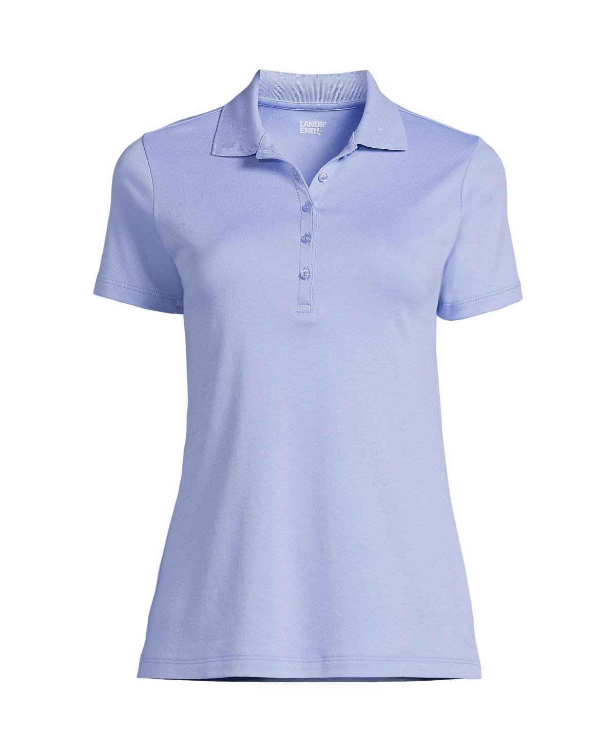 Womens Lands End Supima Cotton Polo Shirt Product Image