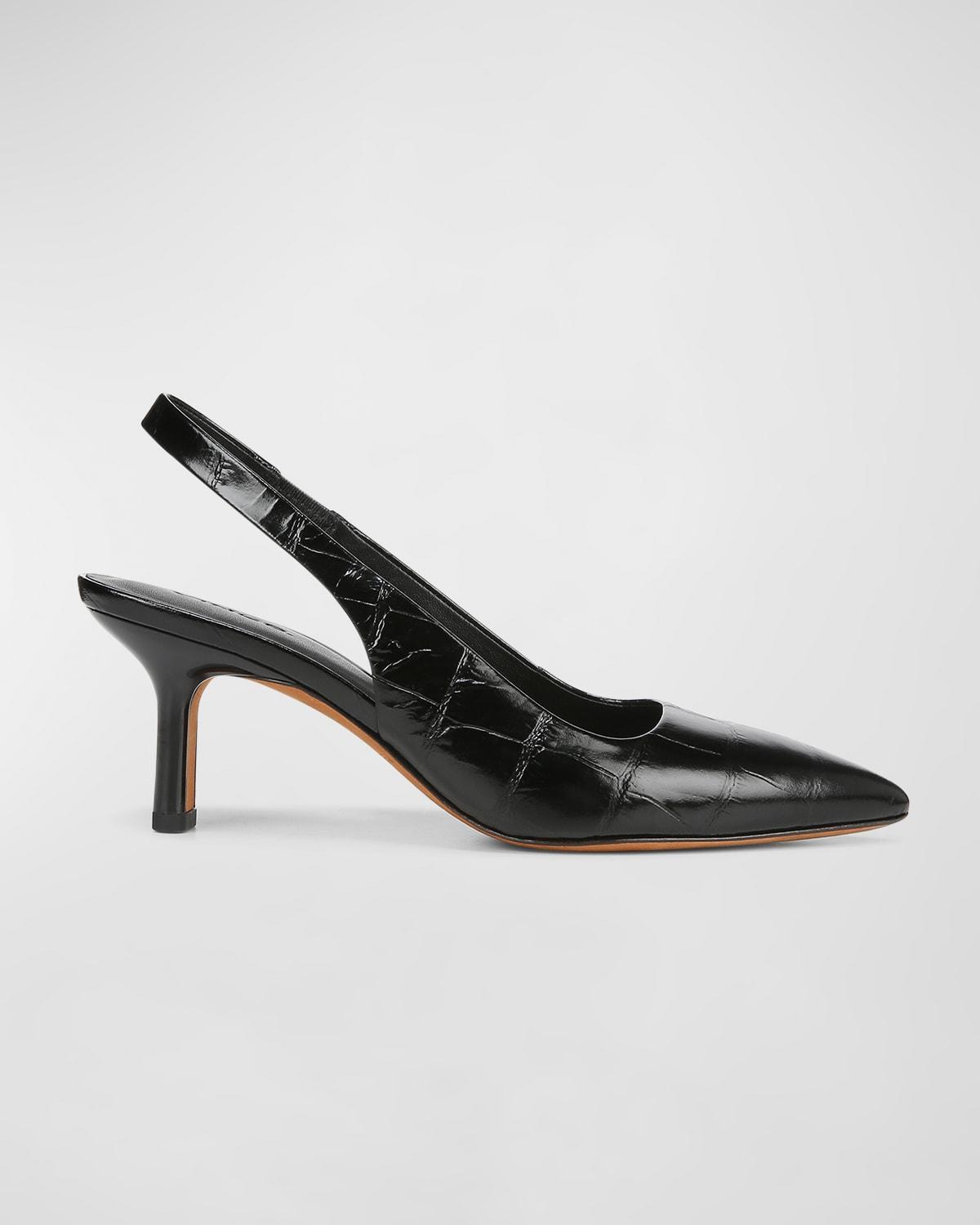 Patrice Croco Slingback Pumps Product Image