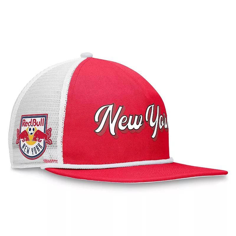 Mens Fanatics Branded /White New York Bulls True Classic Golf Snapback Hat Product Image