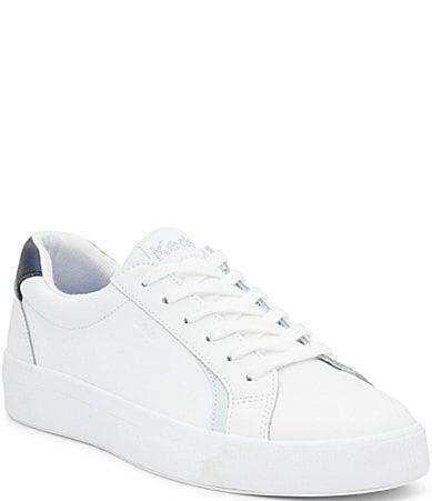 Keds Womens Pursuit Leather Lace Up Sneakers Product Image