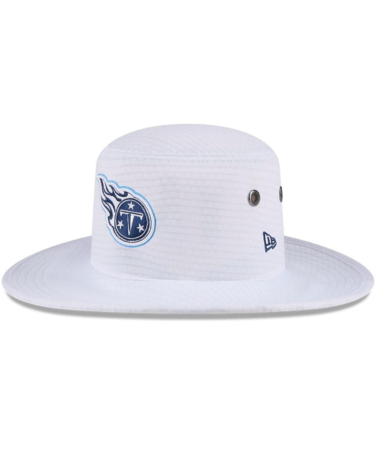 New Era Mens White Tennessee Titans 2024 Nfl Training Camp Panama Bucket Hat Product Image