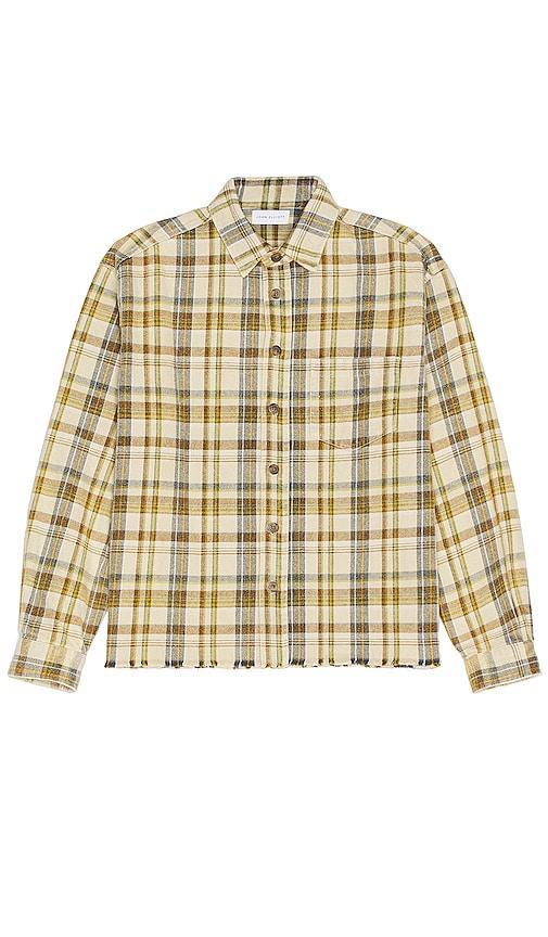 JOHN ELLIOTT Hemi Oversized Shirt in Yellow Product Image