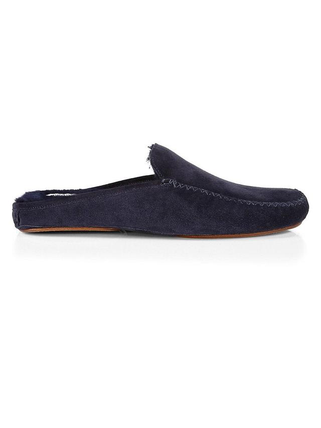 Mens Crawford Suede & Shearling Mules Product Image