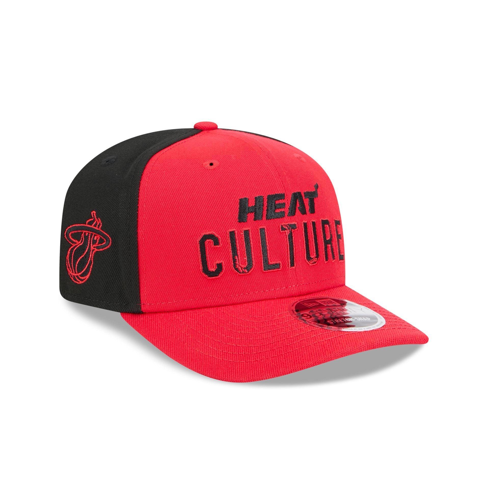 Miami Heat 2024 City Edition 9SEVENTY Stretch-Snap Hat Male Product Image