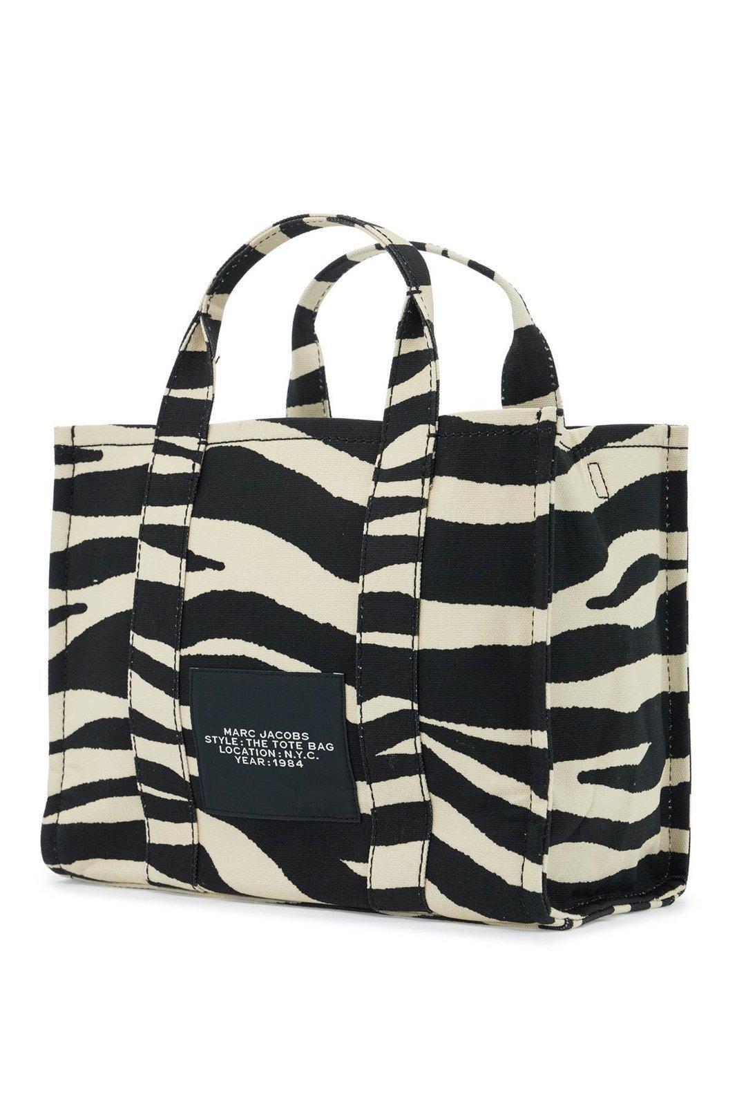 MARC JACOBS The Zebra Canvas Medium Tote Bag In Multi Product Image