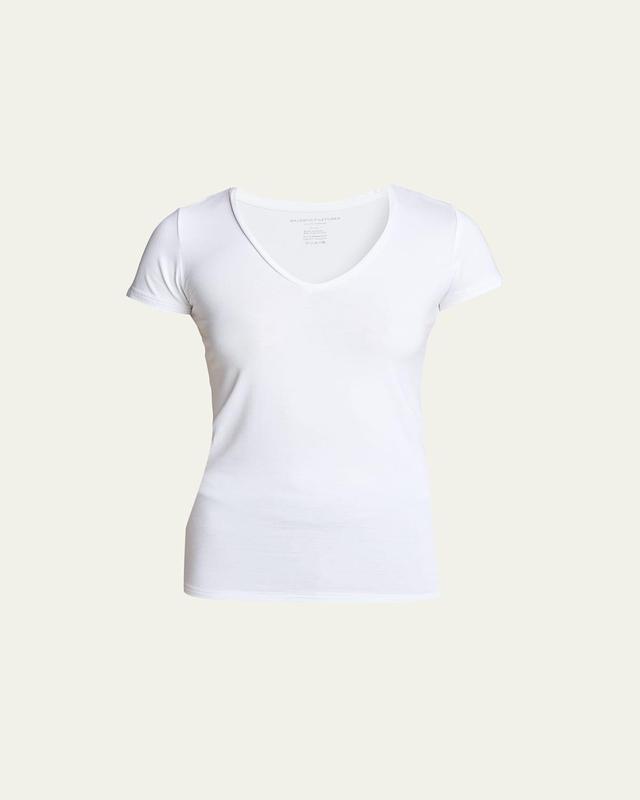 Womens Soft Touch V-Neck T-Shirt Product Image