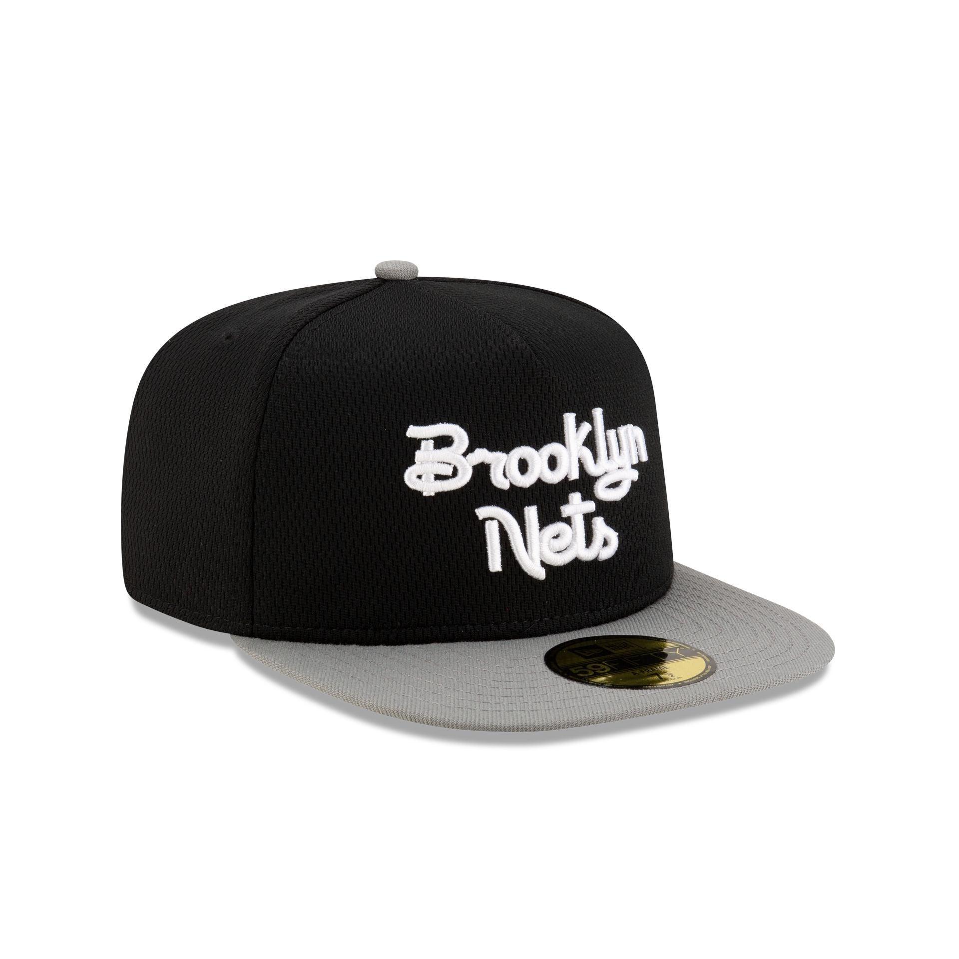 Brooklyn Nets Dashmark Mesh 59FIFTY A-Frame Fitted Hat Male Product Image