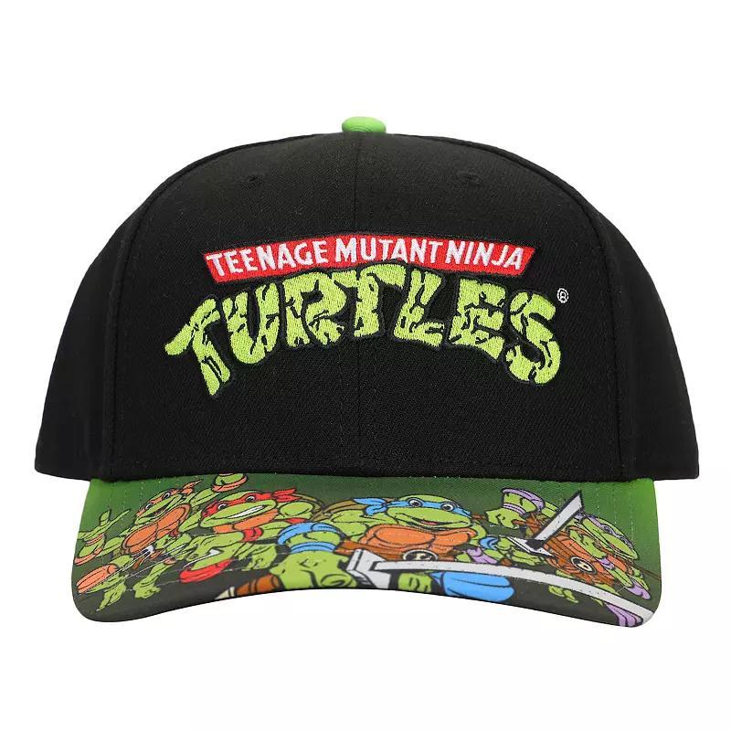 Mens Nickelodeon TMNT Classic Retro Logo Snapback Hat Product Image