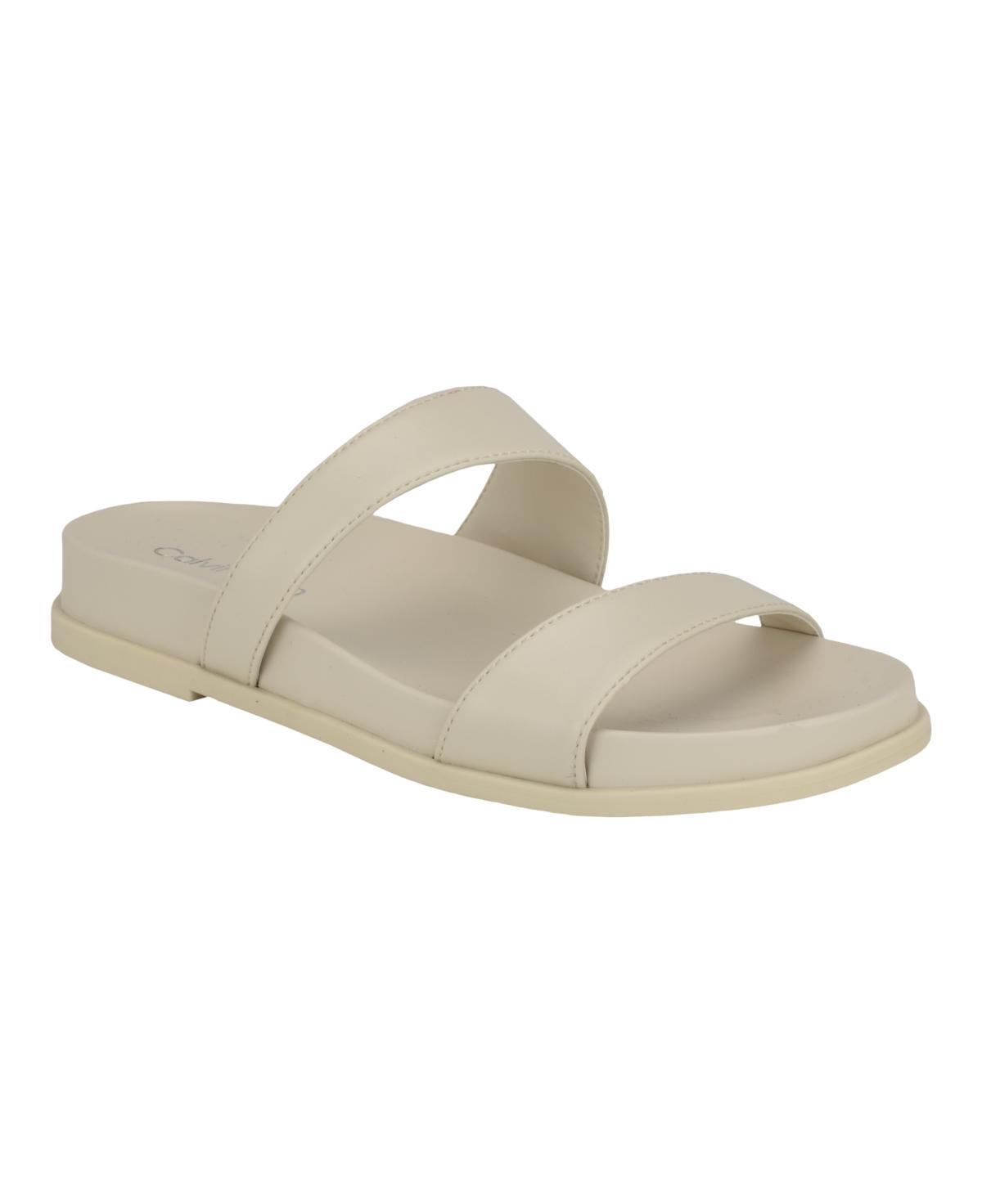 Calvin Klein Womens Womens Explore Sandal - Brown - 7 Product Image