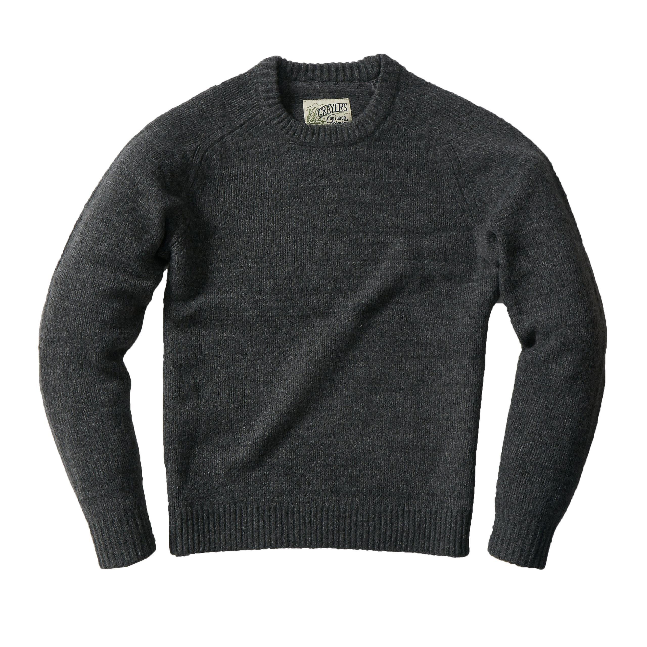 Collegiate Sweater Crew - Charcoal Product Image