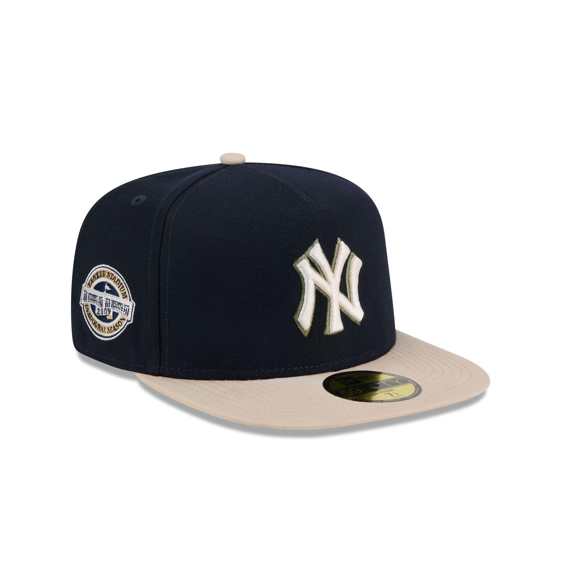 New York Yankees Canvas 59FIFTY A-Frame Fitted Hat Male Product Image