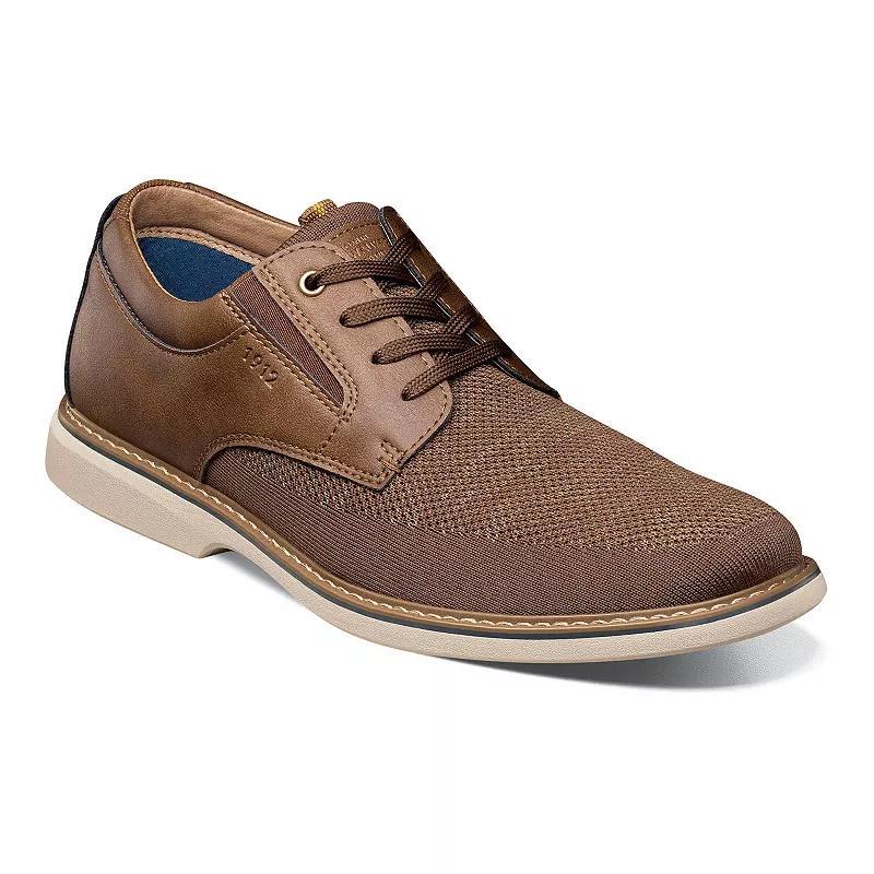 Nunn Bush Otto Knit Mens Oxford Shoes Brown Product Image