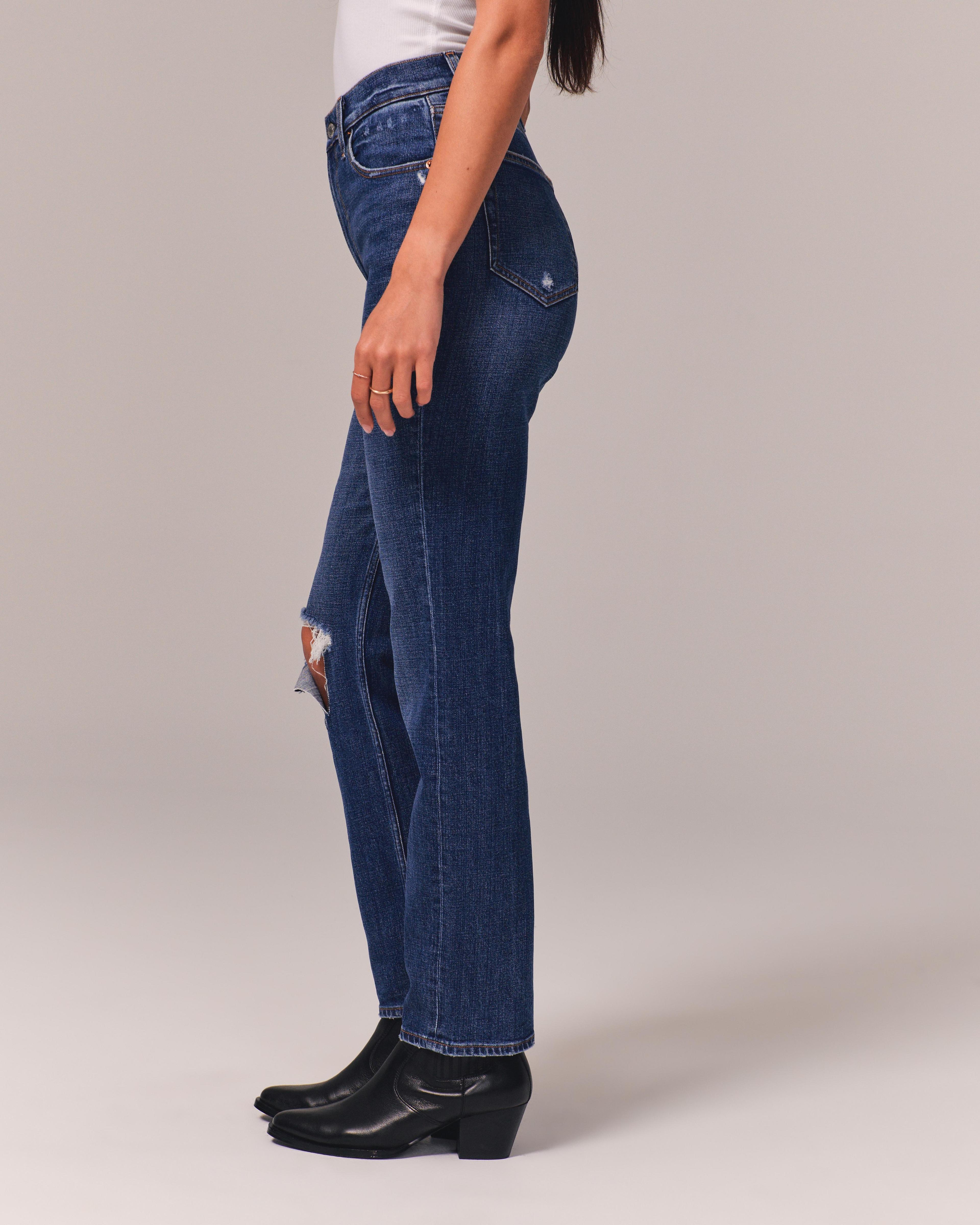 Ultra High Rise Ankle Straight Jean Product Image