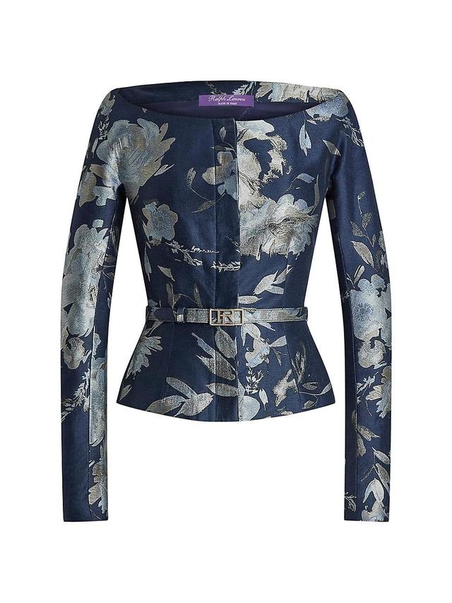 Womens Bethanne Floral Jacquard Jacket Product Image