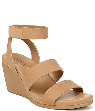 Naturalizer Ignite Nubuck Ankle Strap Casual Wedge Sandals Product Image