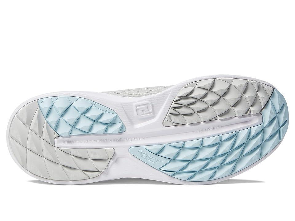 FootJoy FJ Flex XP Golf Shoes (Grey/White) Women's Shoes Product Image