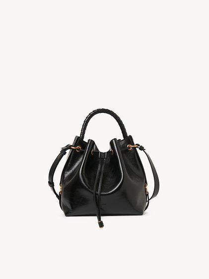 Marcie bucket bag in soft leather Product Image