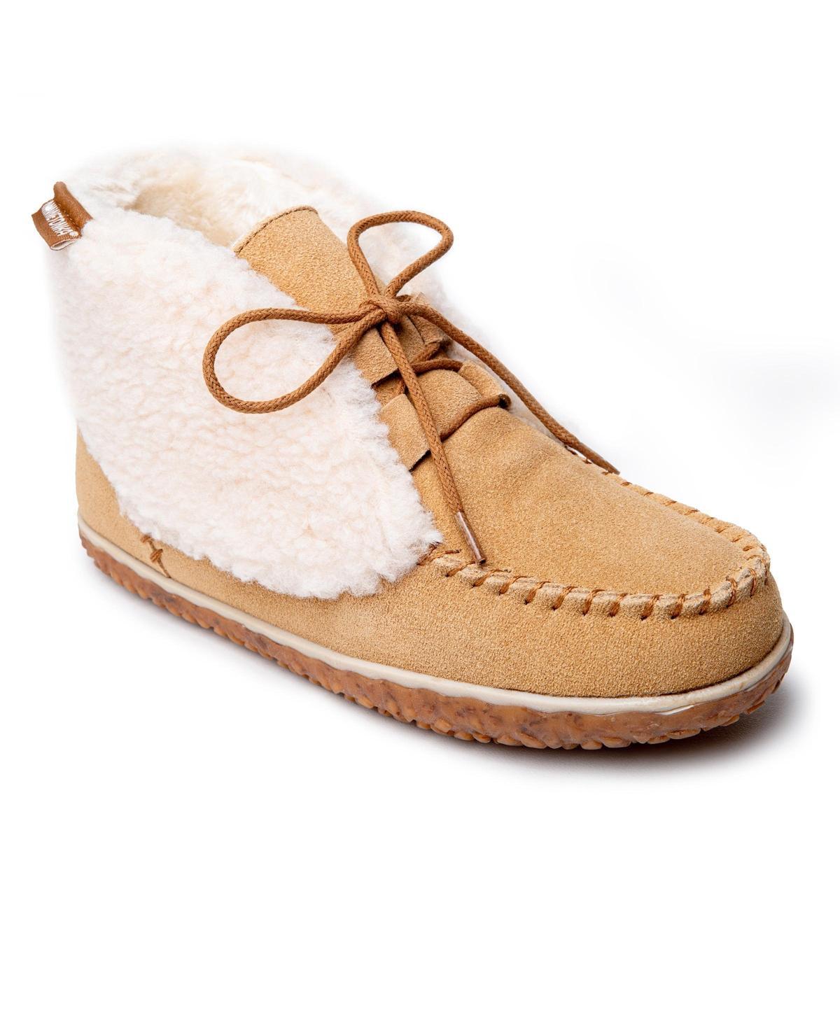 Minnetonka Womens Torrey Lace-up Slipper Booties Product Image