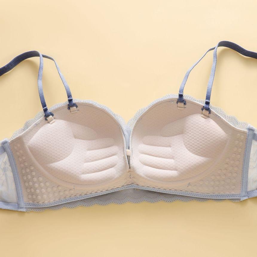 Sheer Panel Bra Top Product Image