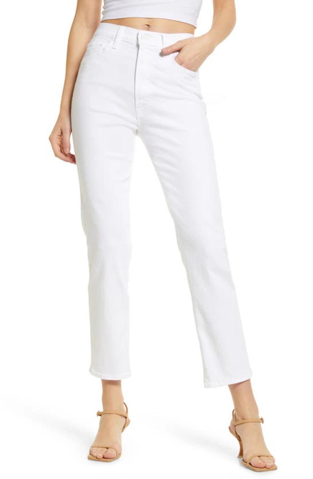 The High Waisted Rider Ankle Jeans In Totally Innocent Product Image