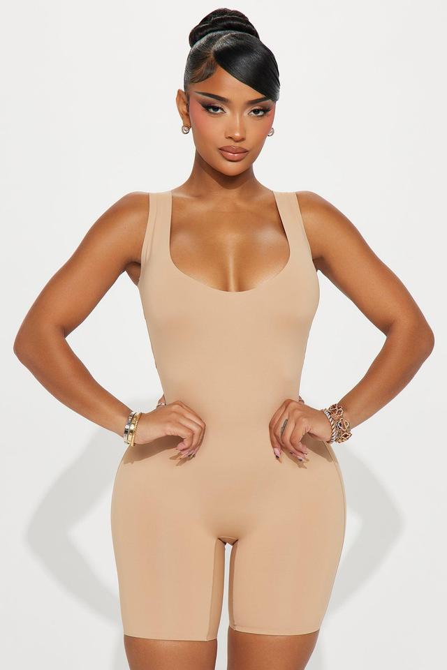 Thigh Slimming Shapewear Romper - Nude Product Image