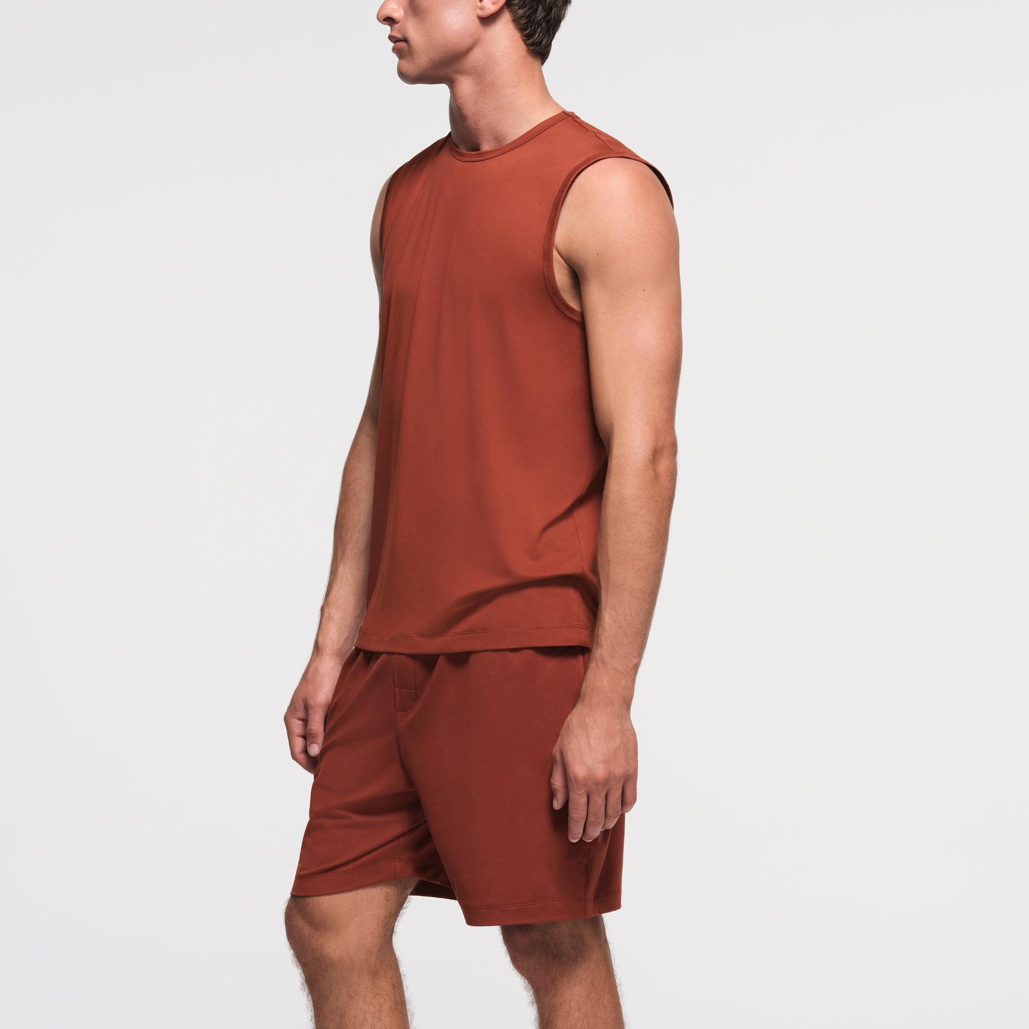 OUTDOOR JERSEY MENS MUSCLE TANK | RUST Product Image