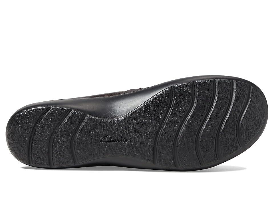 Clarks Cora Charm (Dark Leather) Women's Flat Shoes Product Image