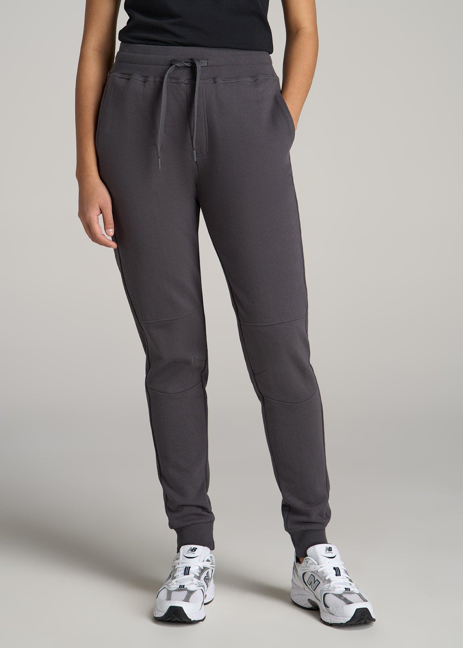 Wearever French Terry Tall Women's Joggers in Charcoal Product Image