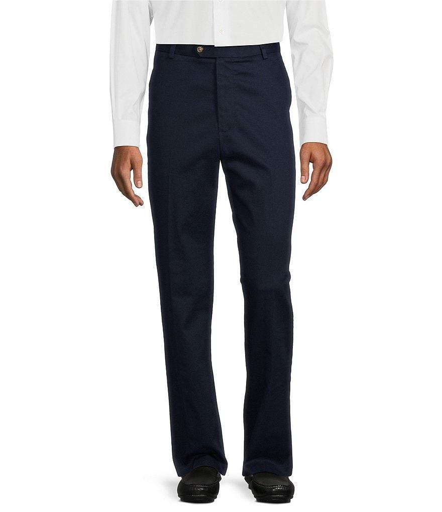 Roundtree & Yorke TravelSmart Ultimate Performance Classic Fit Flat Front Non-Iron Chino Pants product image