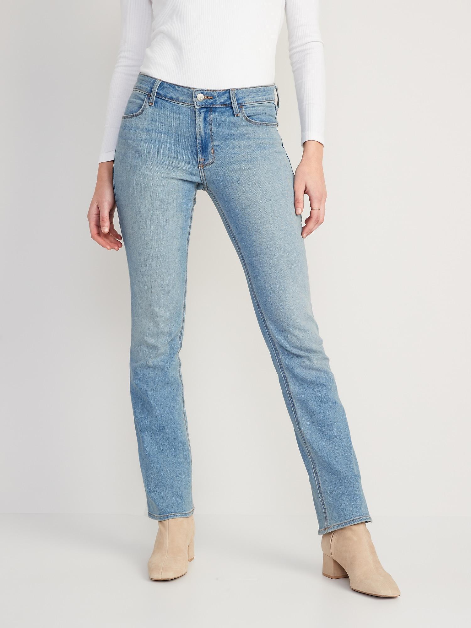 Mid-Rise Wow Boot-Cut Jeans for Women Product Image