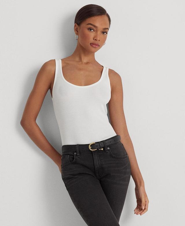 Lauren Ralph Lauren Stretch Cotton Tank Top Product Image