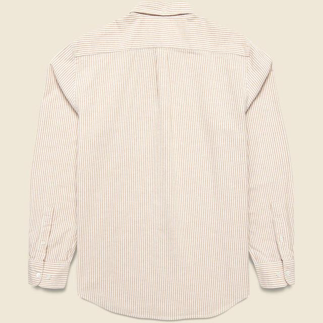 Belavista Striped Oxford Shirt - Salmon Product Image