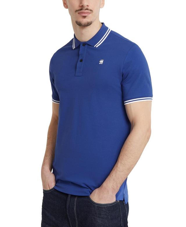 Men's Dunda Slim-Fit Tipped Polo Shirt Product Image