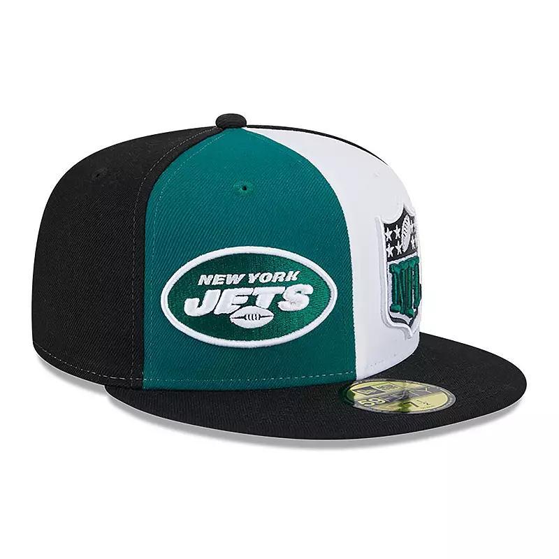 Mens New Era Green/Black New York Jets 2023 Sideline 59FIFTY Fitted Hat Product Image