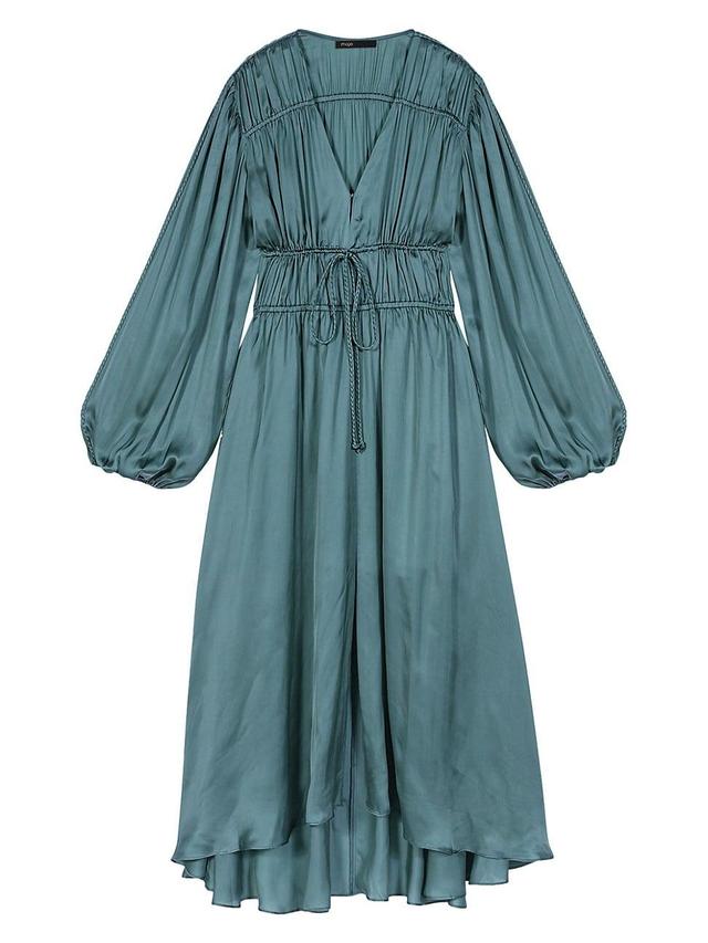 Womens Satin-Look Maxi Dress Product Image