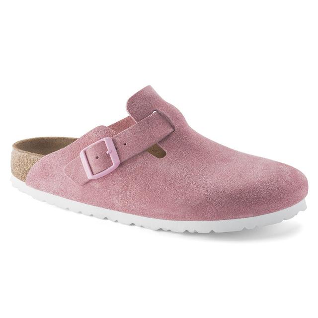 Boston Suede Leather Candy Pink Product Image