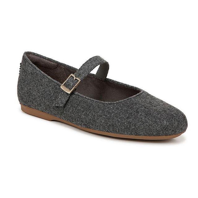 Dr. Scholls Wexley Jane Womens Mary Jane Flats Grey Fabric Product Image