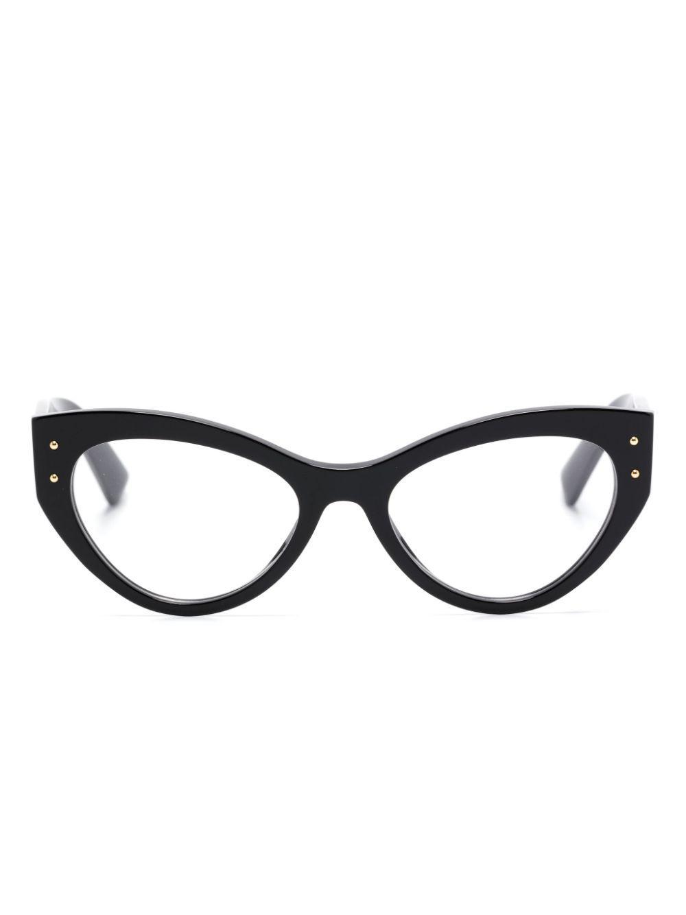 DOLCE & GABBANA Cat-eye-brille In Schwarz Product Image