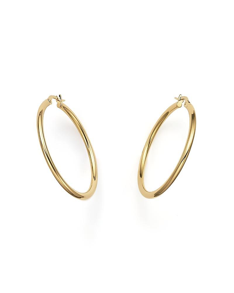 18K Yellow Gold Hoop Earrings/1.4 Product Image