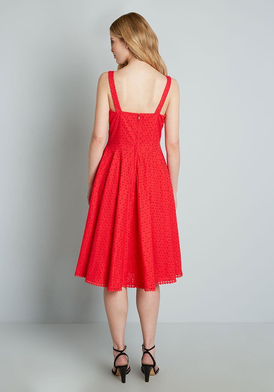 Anglaise For Days Fit And Flare Dress Product Image