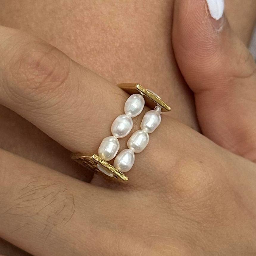 Faux Pearl Ring Product Image