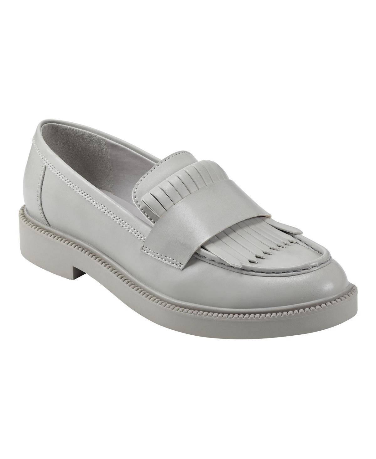 Marc Fisher Womens Calixy Almond Toe Slip-on Casual Loafers Product Image