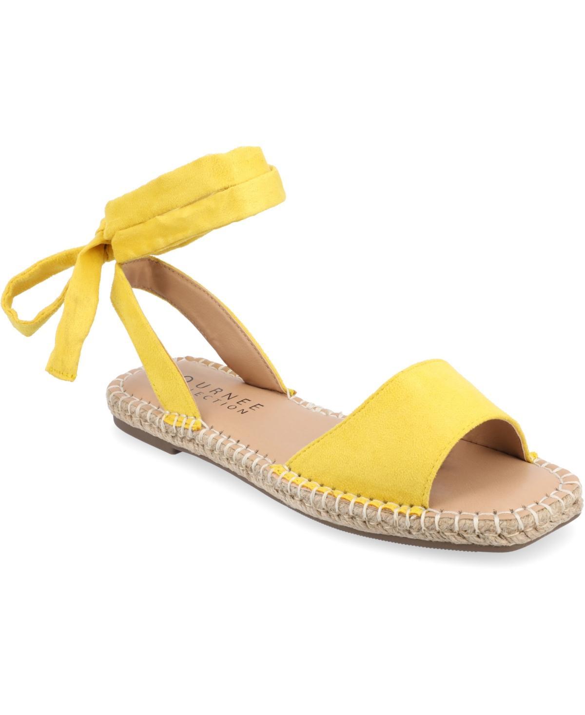 Journee Collection Emelie Womens Espadrille Sandals Orange Product Image