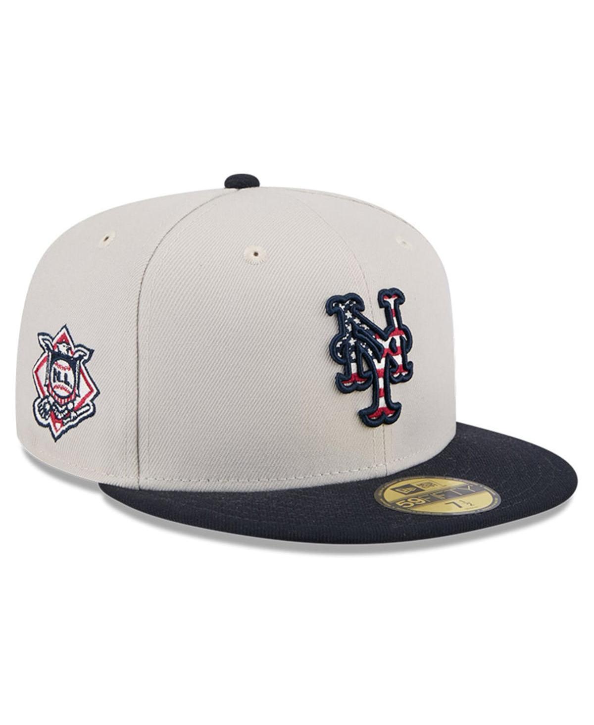 Mens New Era Khaki/Black New York Mets 2024 Fourth of July 59FIFTY Fitted Hat Product Image