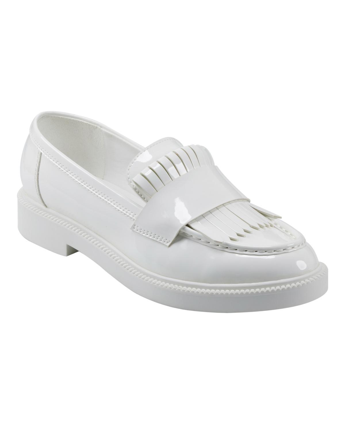 Marc Fisher Womens Calixy Almond Toe Slip-on Casual Loafers Product Image